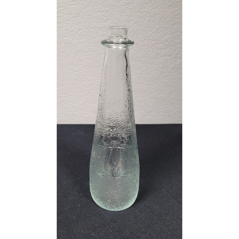 Vintage 1971 Hunts Ketchup Glass Bottle Spirit of 76 Liberty Bell Bicentennial